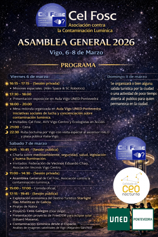 Programa de las actividades en Vigo